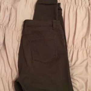 Army Green Forever 21 Skinny Pants